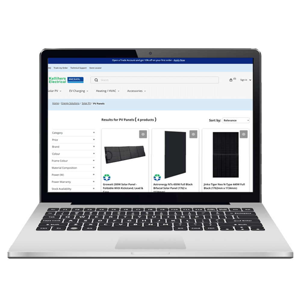 Rexel Energy Solutions webstore preview